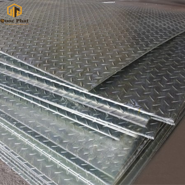 Nhôm tấm gân chống trượt A3003 H14, A3105 F