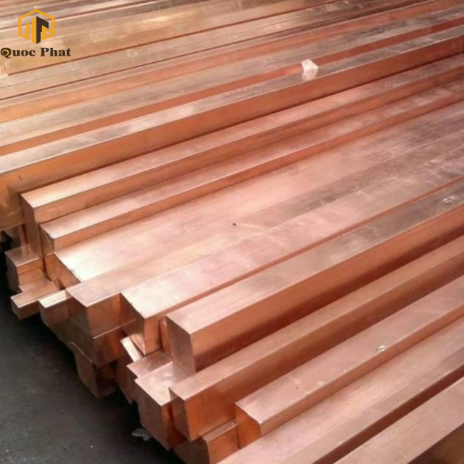 Đồng đỏ tinh luyện thanh vuông C1100
